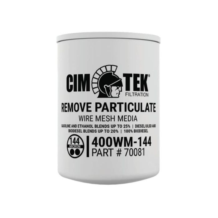 Фильтр топлива 144 мкм 95 л/м CIM-TEK 400 Wire Mesh 144 CT70081