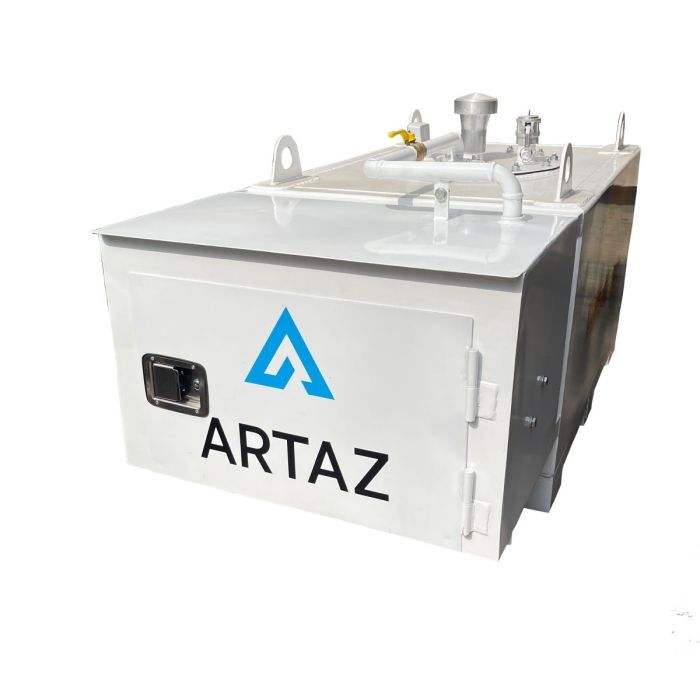 Мини АЗС для бензина металлическая 220V, 500 L, счетчик, фильтр Artaz Serval