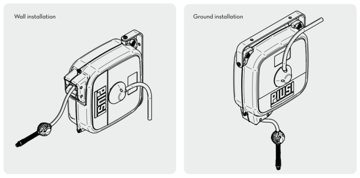 Катушка автоматическая со шлангом для воды и воздуха 12 м с диам. 3/8 Piusi HC20121400A