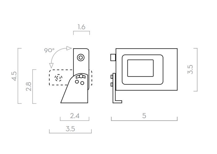 Внешний дисплей для импульсных счетчиков PIUSI F0049502A