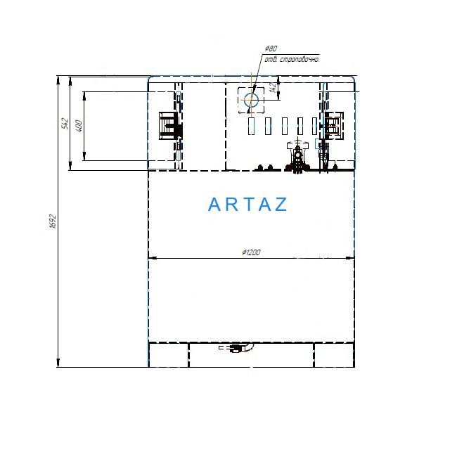 Мини АЗС для ДТ металлическая 24V, счетчик, фильтр Artaz Sphinx