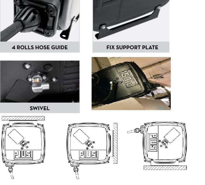 Катушка для шланга Piusi HC60121200A