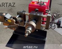 Видеообзор станка для проточки тормозных дисков СО снятием и БЕЗ