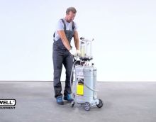 Обзор KraftWell KRW1837.80 Установка для откачки масла и антифриза, мобильная