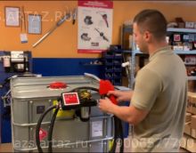 Видеообзор товара Мини азс для дизтоплива 24 вольта со счетчиком