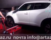 Видео - Подъемник ножничный 2.5т для шиномонтажа ASTRA AE100.1 CLASSIC пневматический передвижной