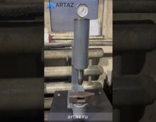 Клепальный станок KraftWell KRW300E - испытания в работе