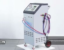 KRW134ASA KraftWell - Обзор станции для заправки автомобильных кондиционеров