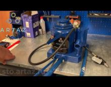 Домкрат пневмогидравлический грузовой подкатной 50 тонн ES1600-4