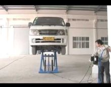 Обзор на подъемник ножничный 2.7т для шиномонтажа и автосервиса AE&T F27