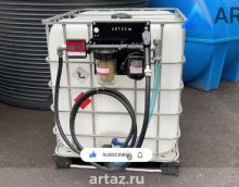 Мини АЗС для дТ  из еврокуба для ДТ с сепаратором обзор