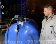 Видеообзор товара Мини АЗС для дизельного топлива 3000 л 220в Artaz DT2203000-0412B заправочный модуль