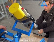 Видеообзор Шкворнедава ОДА С1339 ODA-C1339 ВЫПРЕССОВЩИК ШКВОРНЕЙ ГРУЗОВИКОВ 100 ТОНН