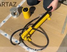 Съемник рулевых тяг Титан ТТН-22, выпрессовщик пальцев рулевых тяг гидравлический