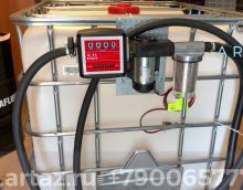 Видеообзор товара Мини АЗС для дизельного топлива 12в artaz iron1000-0705 еврокуб заправочный модуль